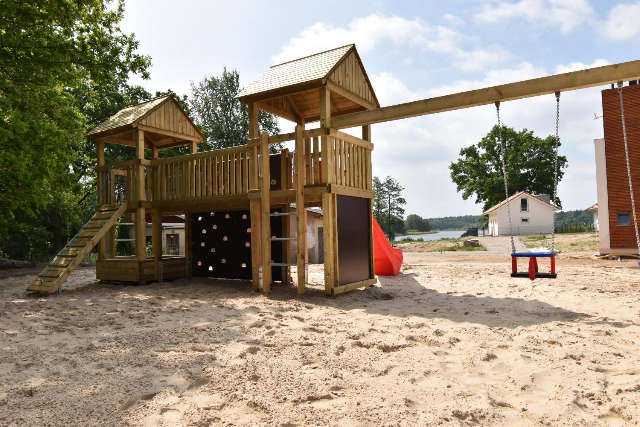 Ferienhaus-See-Sauna-Kamin-Hund Mit E-Ladestation Krakow am See Exterior photo